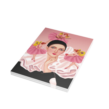 Pierrot & Fairies Dressed in Pink by Sofia Chiostri Postcard Bundles (envelopes included)