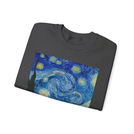 The Starry Night by Vincent Van Gogh Heavy Blend™ Crewneck Sweatshirt