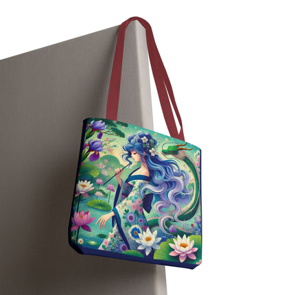 Fairy of the Koi Pond Tote Bag – Mystical Harmony & Pond Enchantment