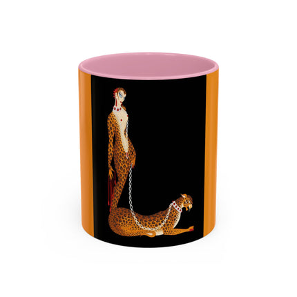 Leopard Queen Colorful Mugs – Wild Beauty & Art Deco Glamour