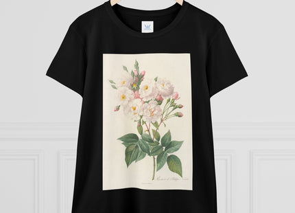 Rosa Noisettiana by Pierre Joseph Redouté Women's Midweight Cotton Tee