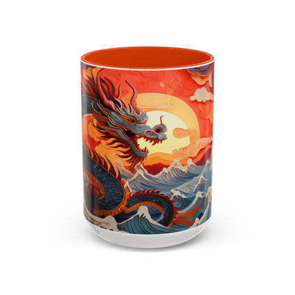 Emergence of the Dragon Colorful Mugs (11oz, 15oz)