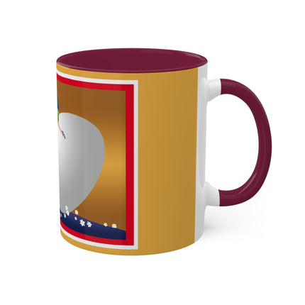 Crack-Up Comedy: The Great Egg Duel Colorful Mugs, 11oz