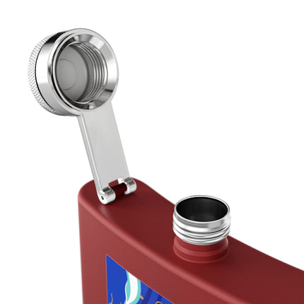 Rococo Stage Siren Flask – Theatrical Grace & Elegant Drama