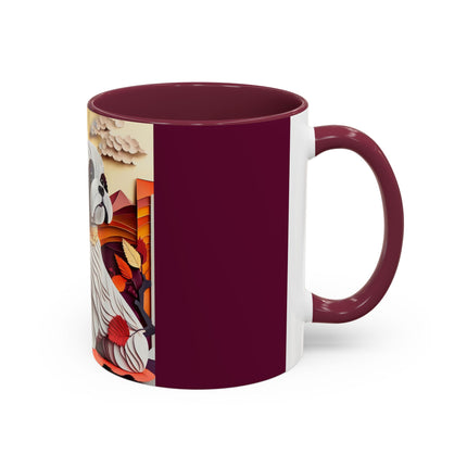 Shih Tzu at an Autumn Colorful Mugs (11oz, 15oz)