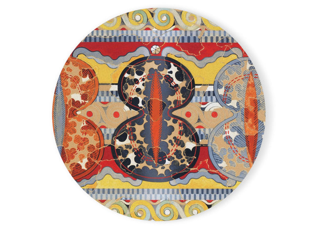 Reproduction of the Shield Frieze by Emile Gilliéron Cork Back Coaster