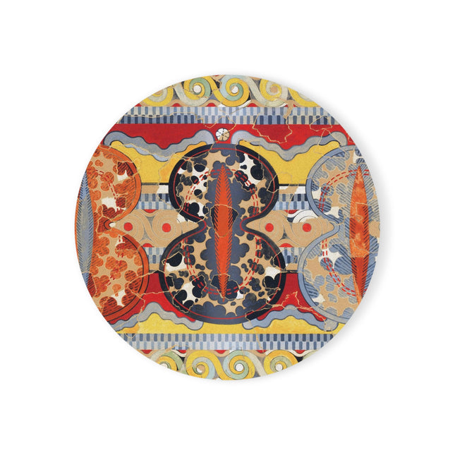 Reproduction of the Shield Frieze by Emile Gilliéron Cork Back Coaster