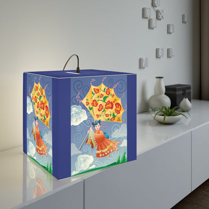 Flight of Blossoms Light Cube Lamp