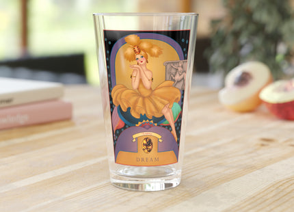 November & Topaz Zodiac Acrylic Pint Glass