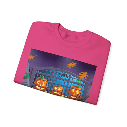 Whimsical Halloween Mischief Unisex Heavy Blend™ Crewneck Sweatshirt