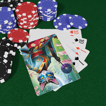 Cyberpunk Geisha Playing Cards
