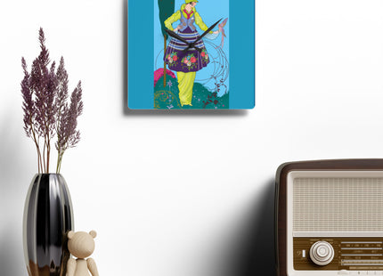 Exquisite Elegance by Umberto Brunelleschi Acrylic Wall Clock