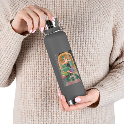 May & Emerald (from the Gem Series) by Sofia Chiostri Copper Vacuum Insulated Bottle, 22oz