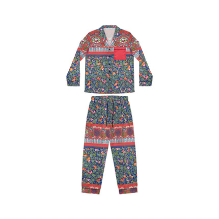 Chinese Ornament by Owen Jones Women's Satin Pajamas (AOP)