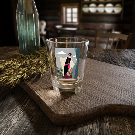 Rainbow Reverie Shot Glass – Elegant Renewal & Serene Beauty