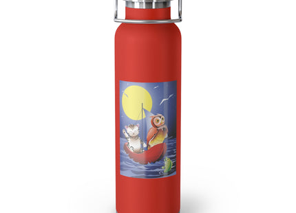 Embarking on a Moonlit Journey Copper Vacuum Insulated Bottle, 22oz