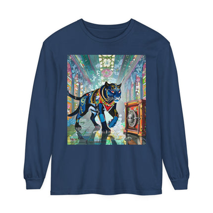 Cyber Panther's Hunt Long Sleeve T-Shirt