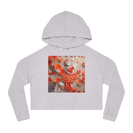 Poppy Fairy Women’s Cropped Hooded Sweatshirt