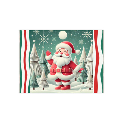 Santa's Joyful Night Ceramic Tile