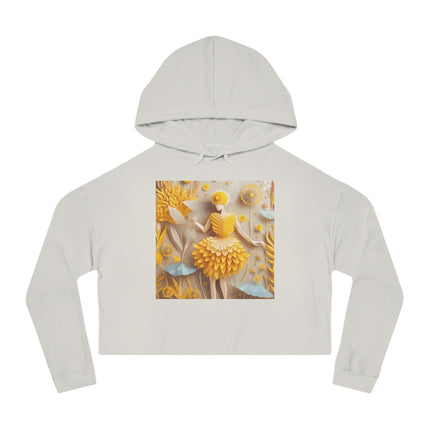 Dandelion Fairy Women’s Cropped Hooded Sweatshirt