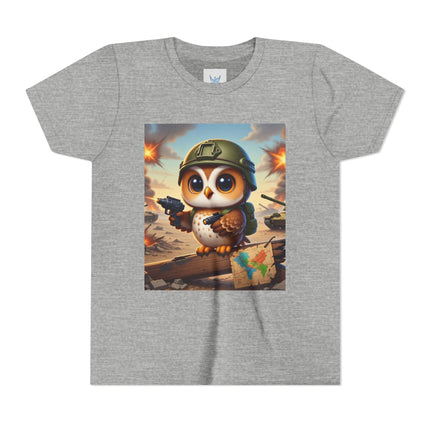 Owl on the Front Lines Youth Short Sleeve Tee