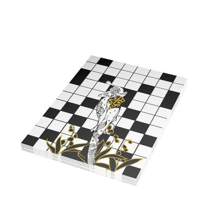 Woman and the Crossword Postcard Bundles (envelopes included) - Bundles of 10, 30, 50 Pieces