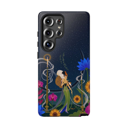 🌙🕯️ The Lady Of The Midnight Garden Phone Case – Art Deco Nocturne