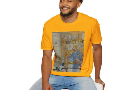 The Skeleton Painter by James Ensor Softstyle T-Shirt