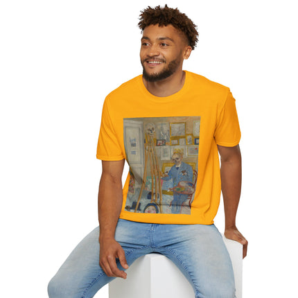 The Skeleton Painter by James Ensor Softstyle T-Shirt