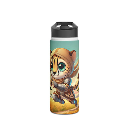 Swift Cheetah Stainless Steel Water Bottle, Standard Lid