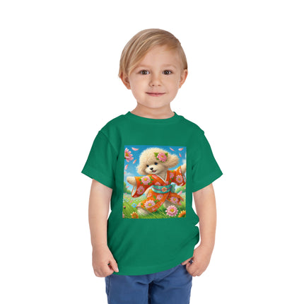 Chrysanthemum Meadow Play Toddler Short Sleeve Tee