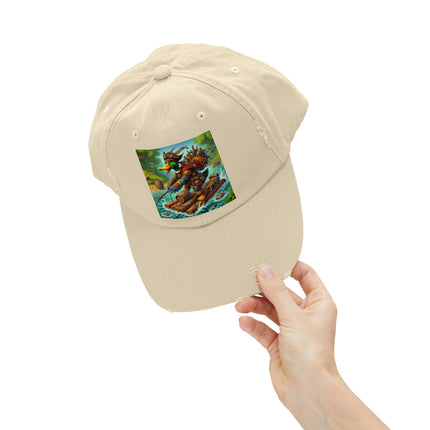 The Daring Drake Unisex Distressed Cap