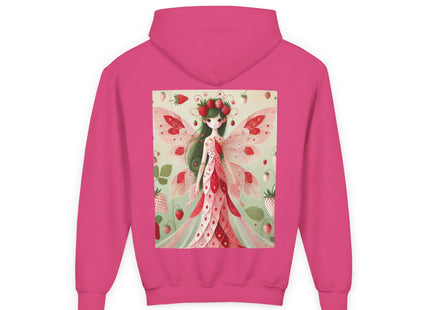 Strawberry Fairy Delight Youth Heavy Blend Hooded Sweatshirt