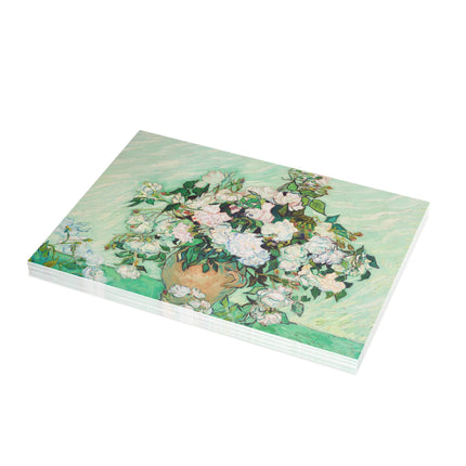 Roses by Vincent Van Gogh Postcards (envelopes included) - Bundles of 10, 30, 50 Pieces