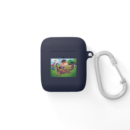 Rip-Roaring Celebration – Bold Modern Art AirPods Case