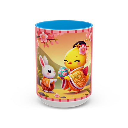 Whimsical Springtime Exchange Colorful Mugs (11oz, 15oz)