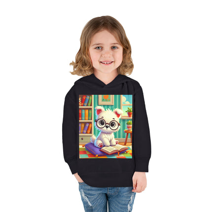 Little Scholar Pup Toddler Pullover Fleece Hoodie