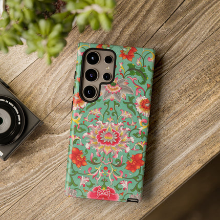 Colorful Floral Pattern by Owen Jones Phone Cases