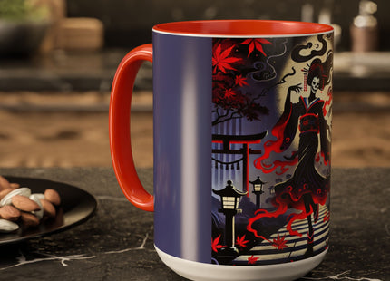 Halloween Sorceress Colorful Mugs (11oz, 15oz)