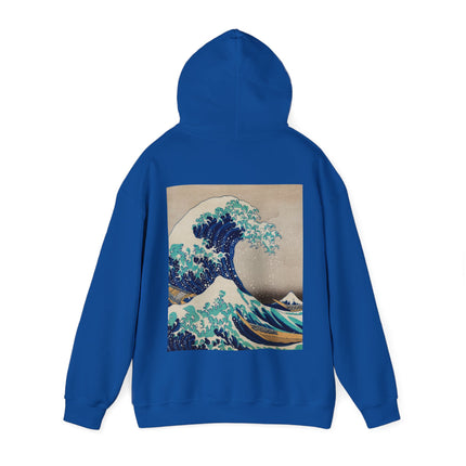 The Great Wave off Kanagawa by Katsushika Hokusai Heavy Blend™ Hooded Sweatshirt