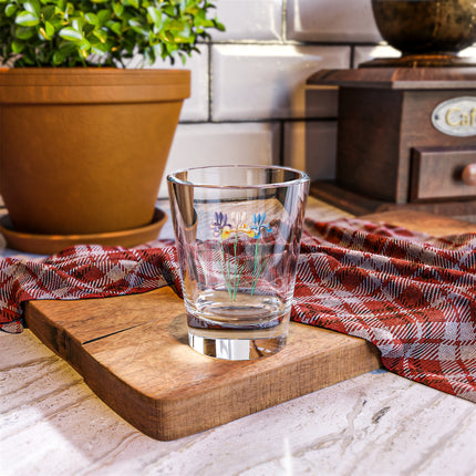 Iris, Iris sibirica by Anselmus Boëtius de Boodt Shot Glass, 1.5oz
