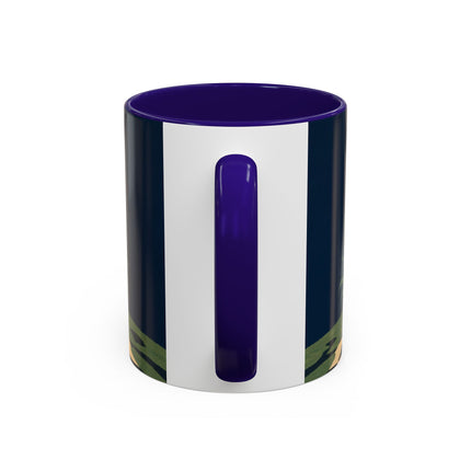 🌼🧡 The Midnight Floral Masquerade Colorful Mug – Art Deco Fashion Fantasy
