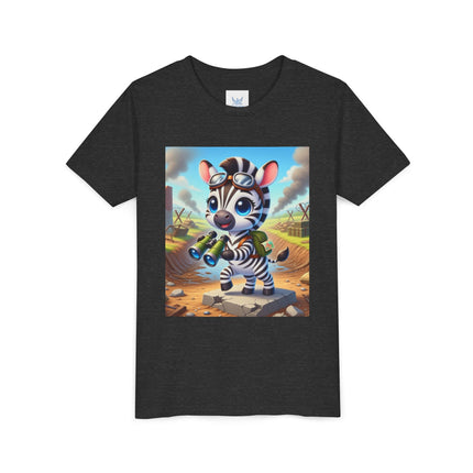 Zebra Lookout Youth Short Sleeve Tee