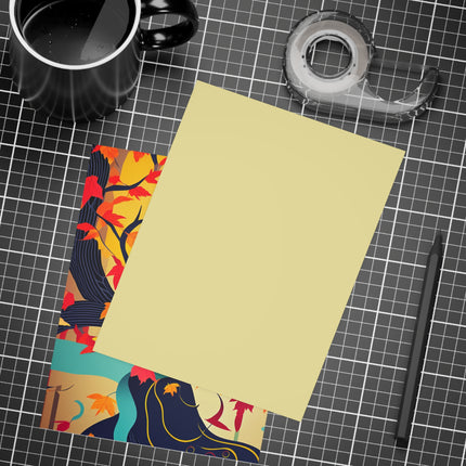 Black Cat in Kimono Postcards (envelopes included) - Bundles of 10, 30, 50 Pieces