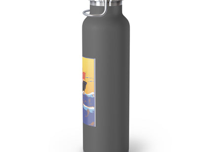 Golden Seas and Whimsical Dreams Copper Vacuum Insulated Bottle, 22oz