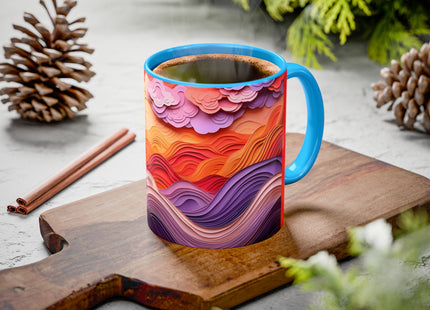 Dramatic Sunset Sky Colorful Mugs (11oz, 15oz)