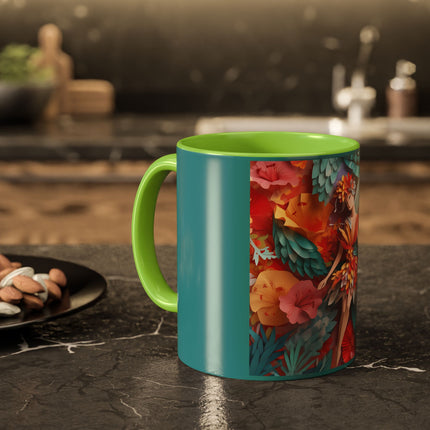 Hibiscus Fairy Colorful Mugs (11oz, 15oz)