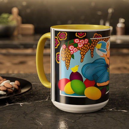 Blooms and Chicks Colorful Mugs (11oz, 15oz)