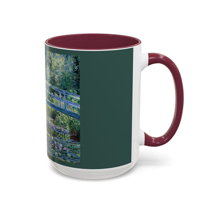 Water Lilies and Japanese Bridge by Claude Monet Colorful Mugs (11oz, 15oz)