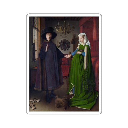Arnolfini Portrait by Jan Van Eyck Kiss-Cut Stickers (4 Sizes)